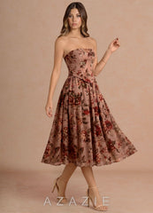 Rowena {color} Midi Dress  sp_mauve_multi_#mm134342