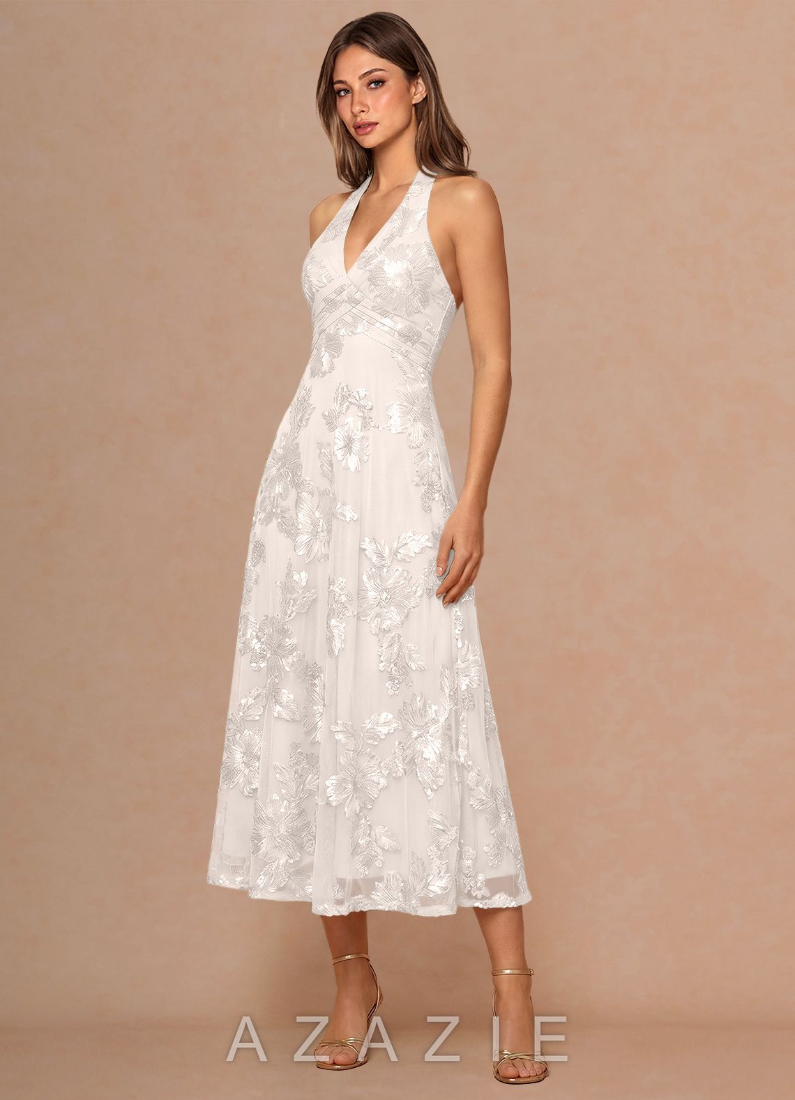 Josee {color} Midi Dress  sp_cloud_white_#cw134325