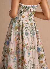 Evangeline {color} Midi Dress  sp_blush_pink_multi_#bm134766