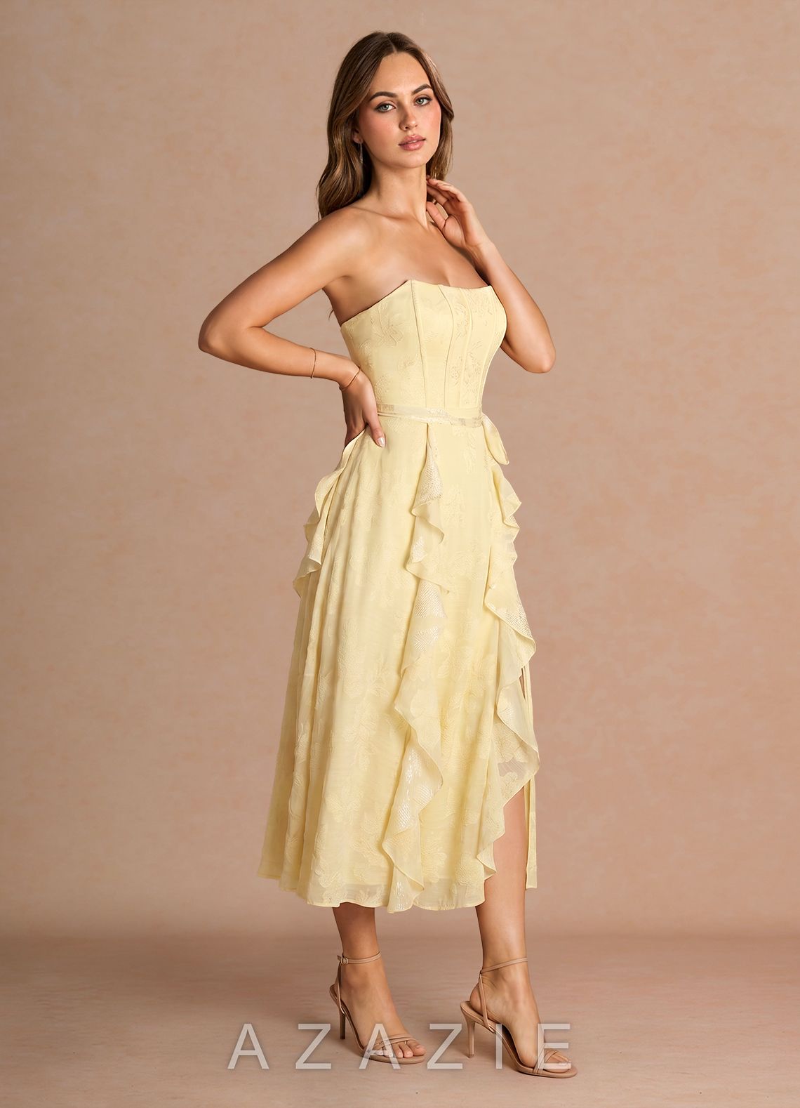 Alicent {color} Midi Dress  sp_buttercream_#bm134411