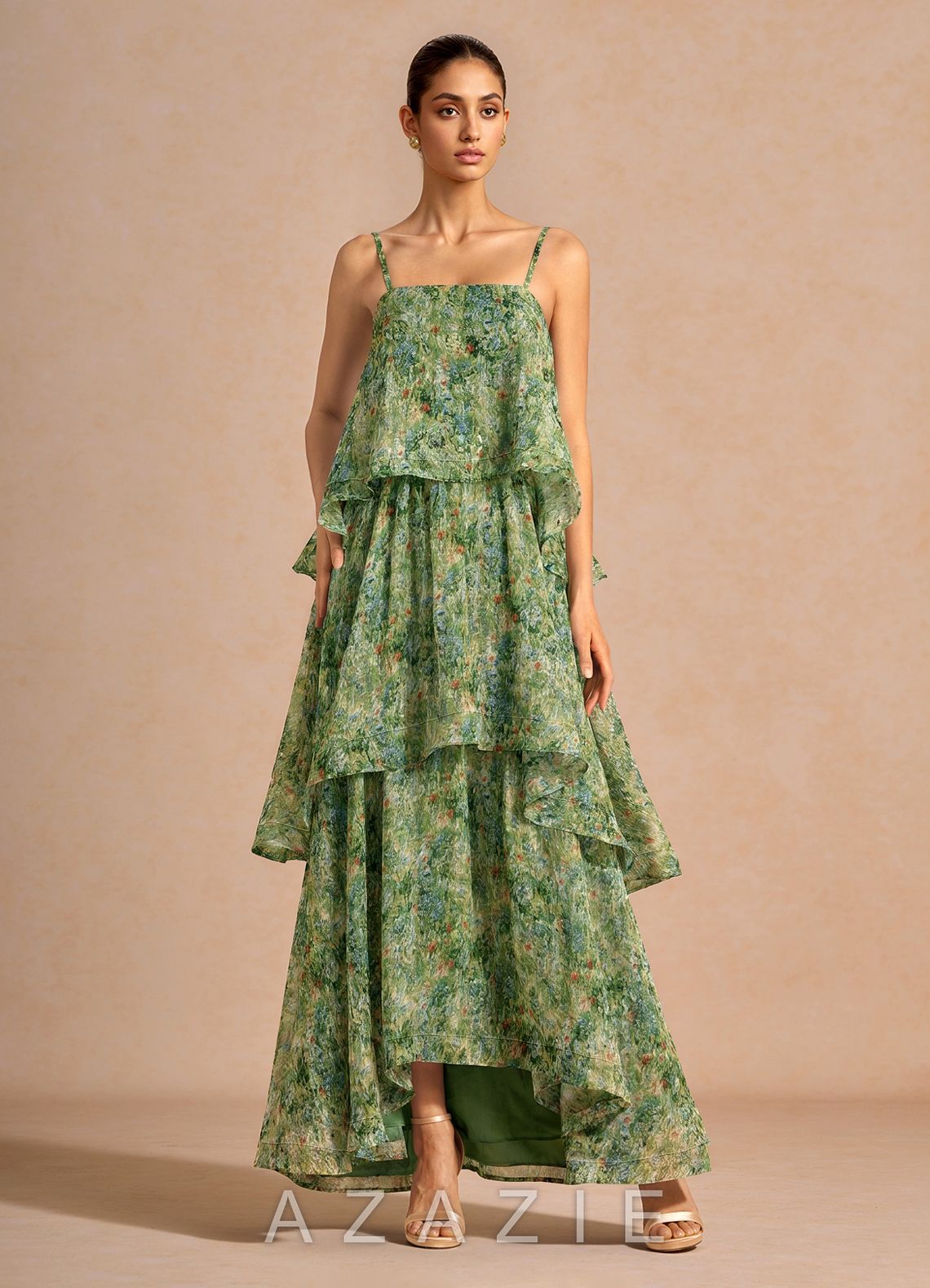 Itasca {color} Maxi Dress  sp_green_floral_#gf134901