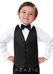 Boy's Matte Satin Vest
