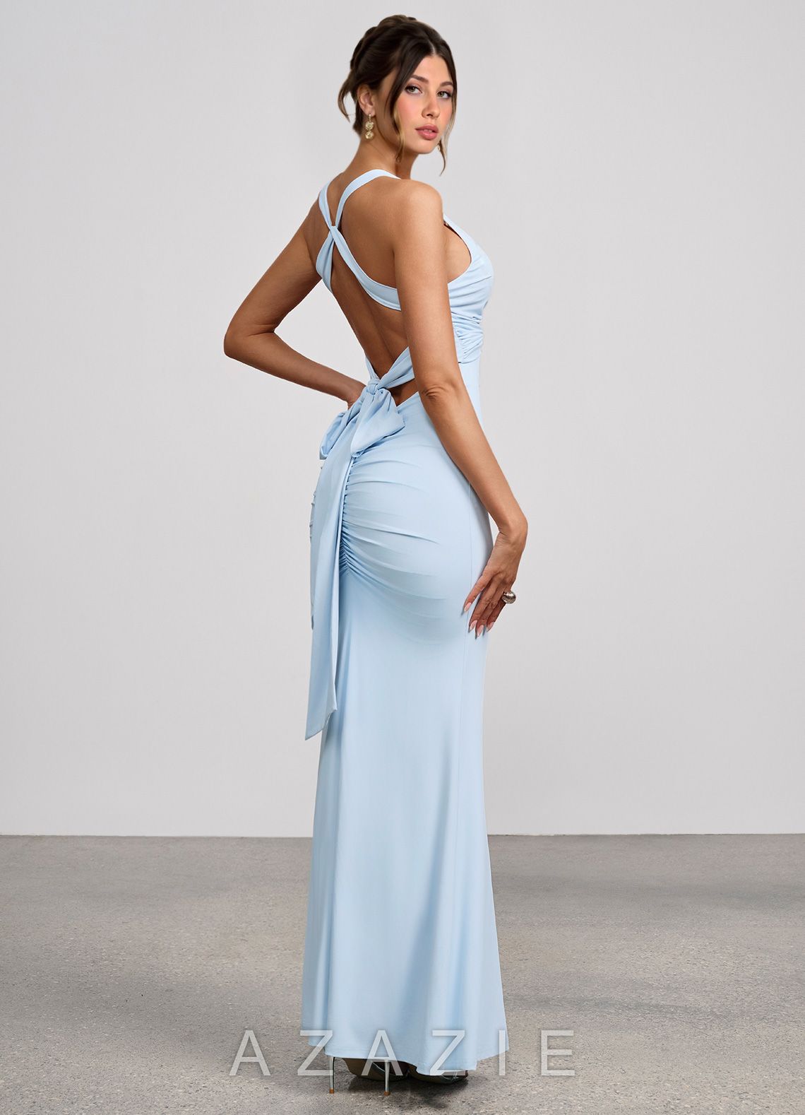 Zinnia {color} Maxi Dress  sp_sky_blue_#a0adb7