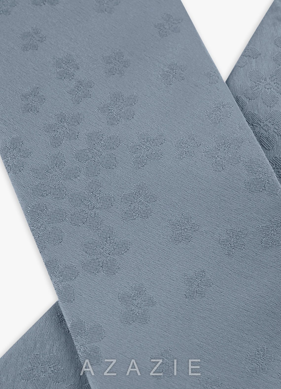 Jacquard Skinny Tie  dusty_blue