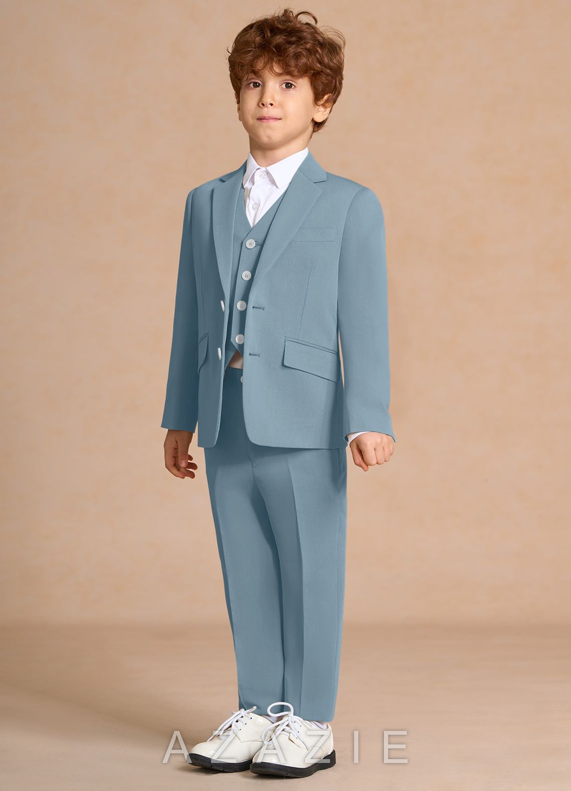Oliver Light Blue Boys 3-Piece Suit