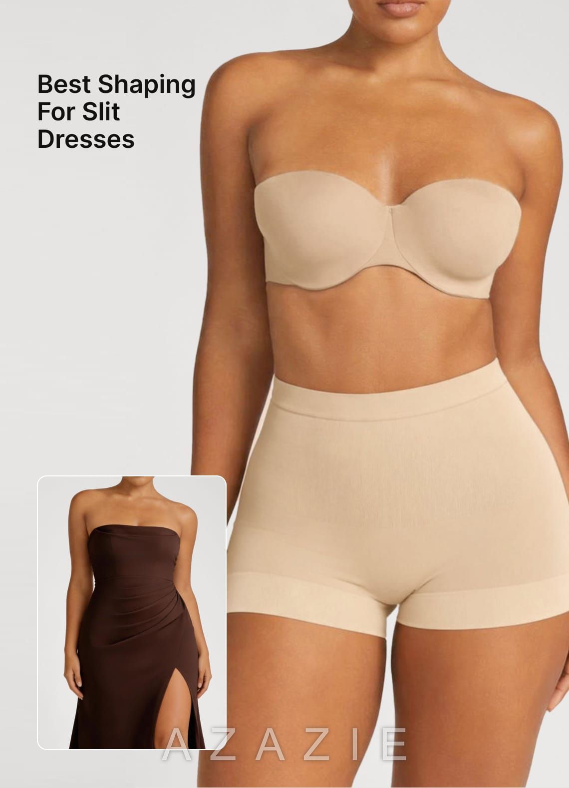 Mid-Rise Stretch Seamless Tummy Control Shapewear Shorts