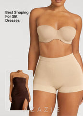 Mid-Rise Stretch Seamless Tummy Control Shapewear Shorts