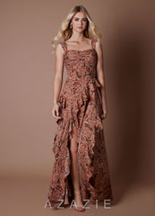 Drea {color} Maxi Dress  sp_bronze_petal_#bp134225