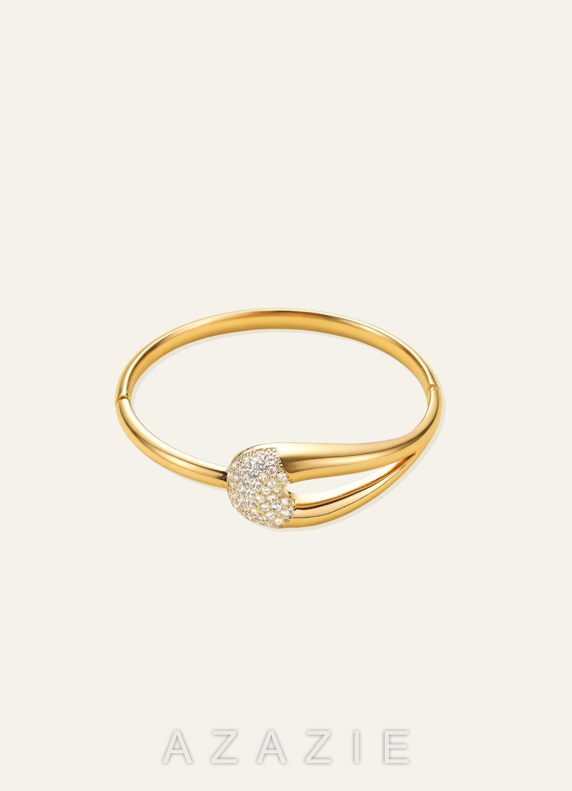 Gold Zirconia Jewelry Set