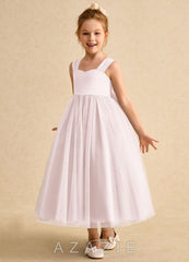 Azazie Chickadee Blushing Pink Ball-Gown Sweetheart Neckline Matte Satin Dress blushing_pink
