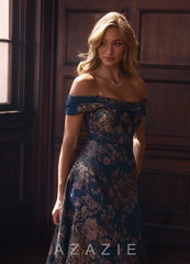 Jordan {color} Maxi Dress  sp_teal_floral_#tf134963