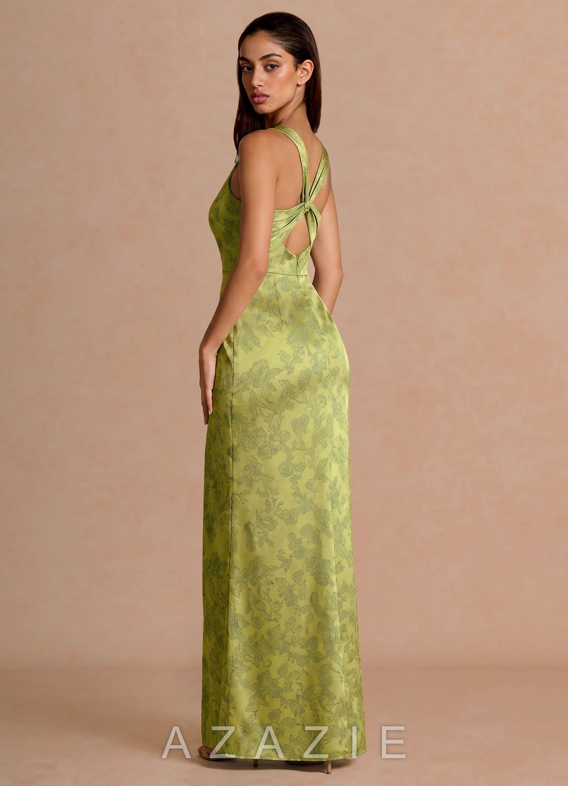 Wesselle {color} Maxi Dress  sp_moss_navy_#mn134320