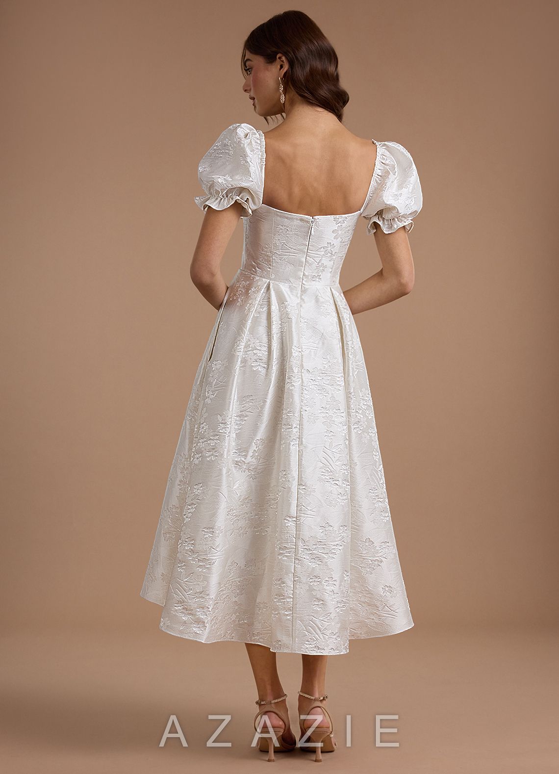 Charly {color} Midi Dress  sp_ivory_pearl_#ip134386