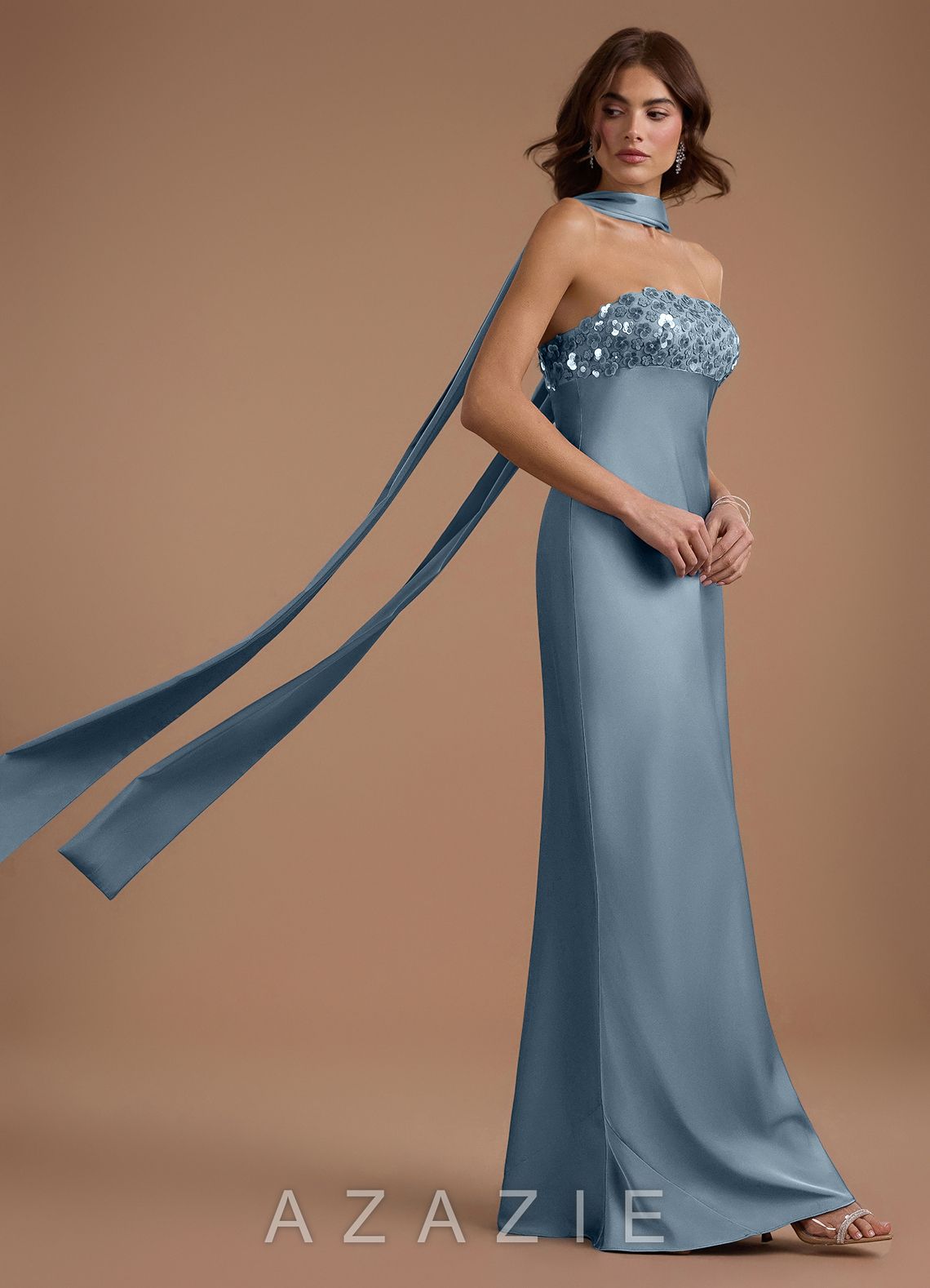Narah {color} Maxi Dress  powder_blue_#pb134119