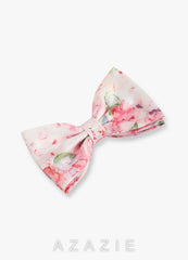 Matte Satin Bow Tie and Pocket Square Set  abstract_watercolor_floral