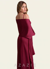 Azazie Matching Color Stretch Satin Shawl