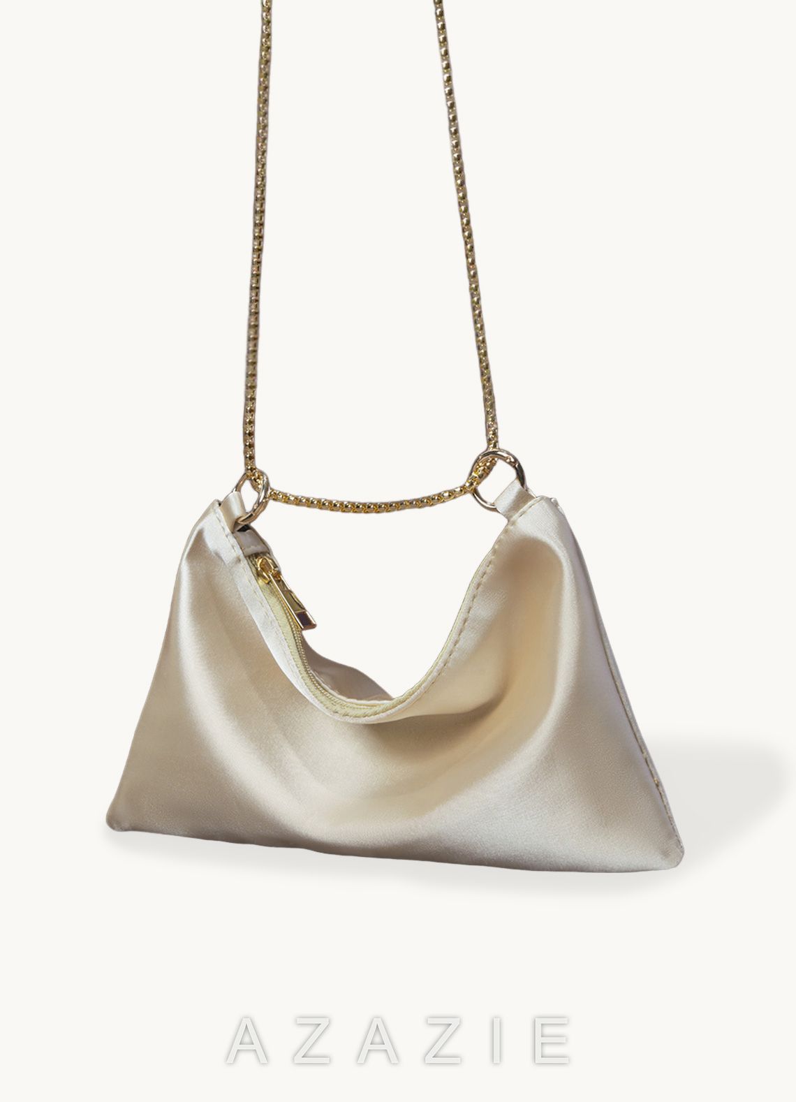 Metallic Chain Underarm Bag