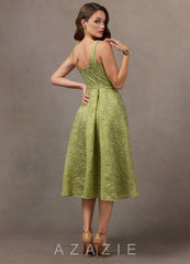 Lauren {color} Midi Dress  sp_light_chartreuse_#lc134302
