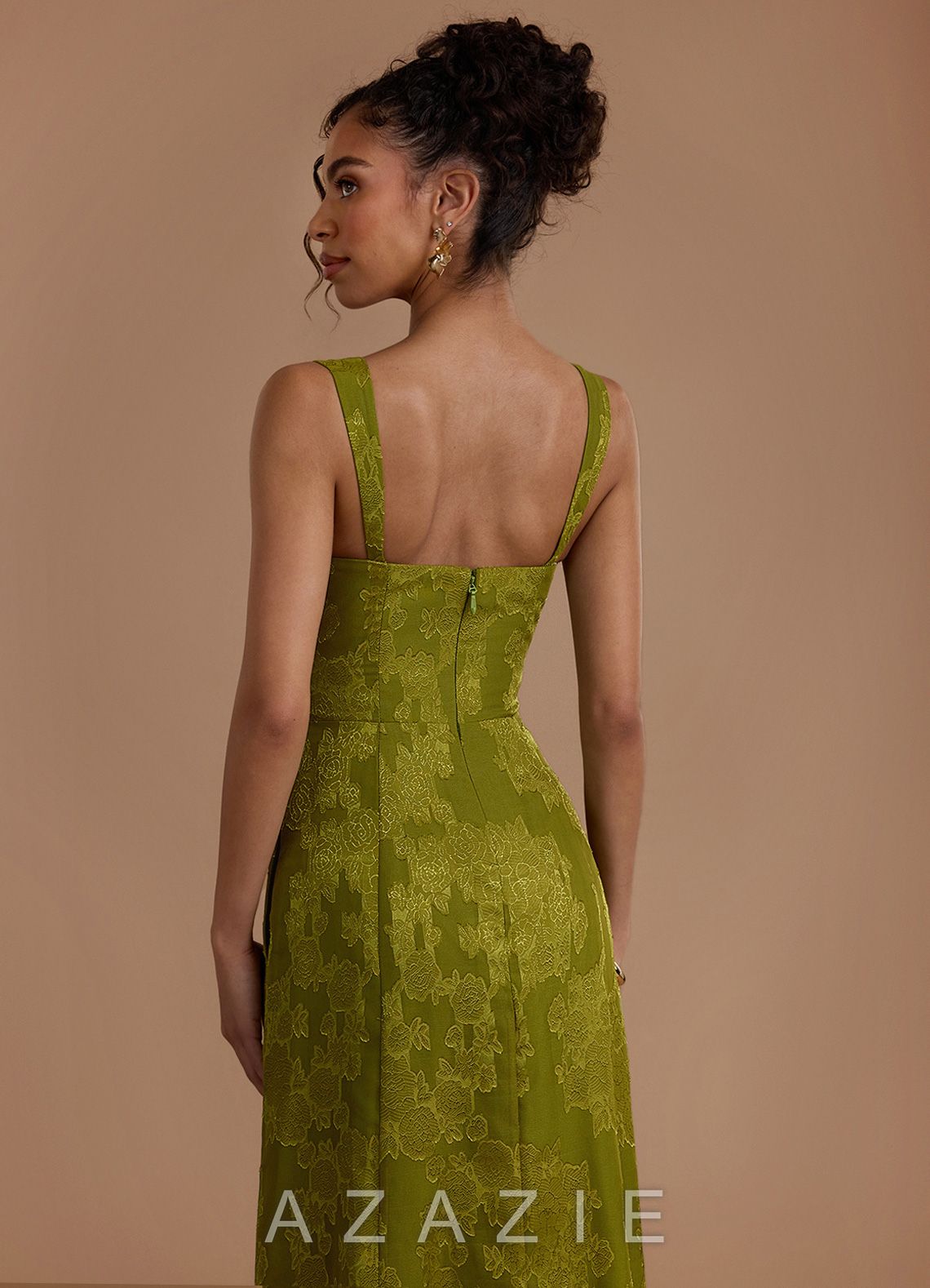 Georgie {color} Midi Dress  sp_lichen_gold_#lg134373