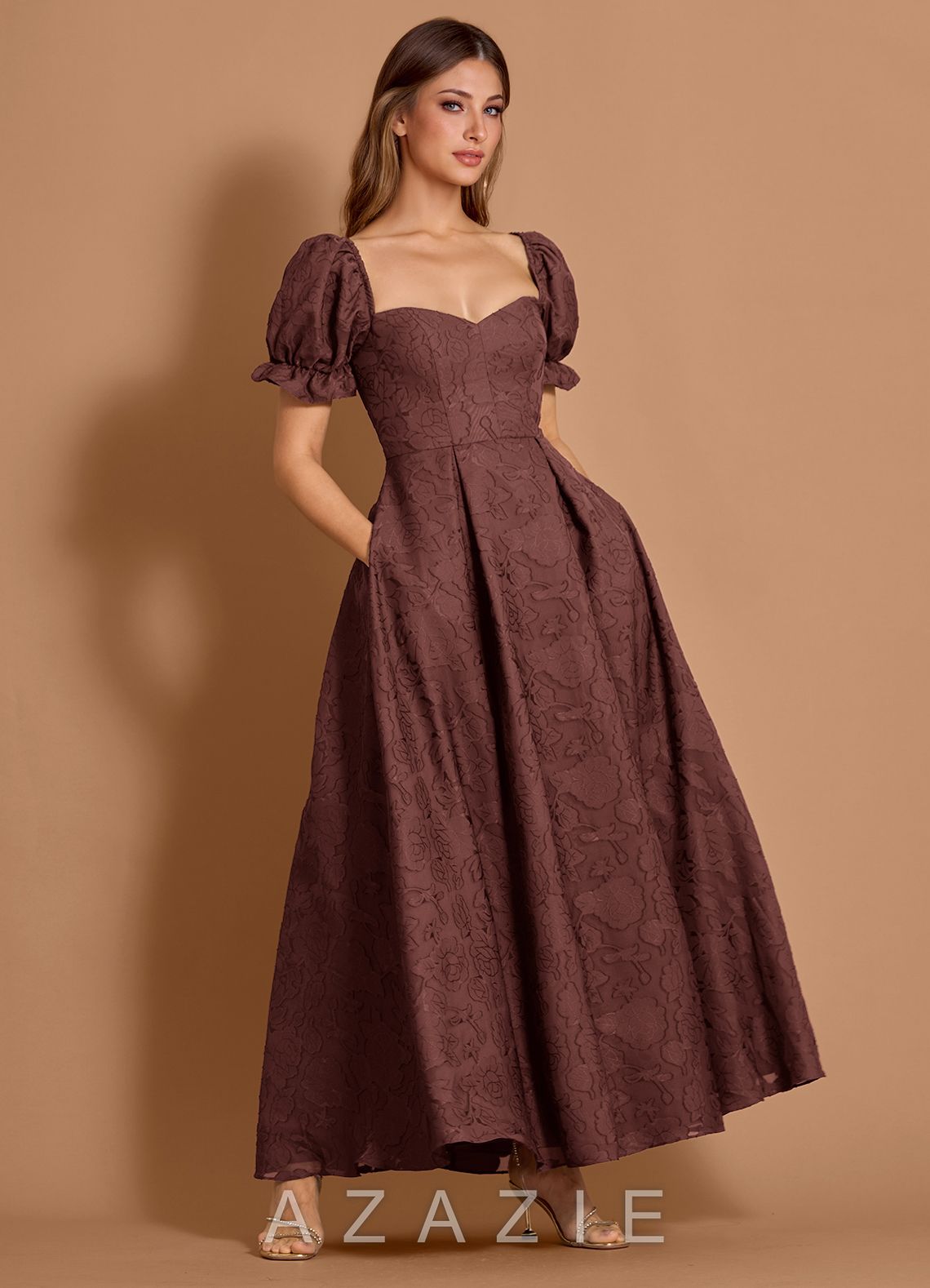 Lanthe {color} Maxi Dress  mocha_coco_#134126