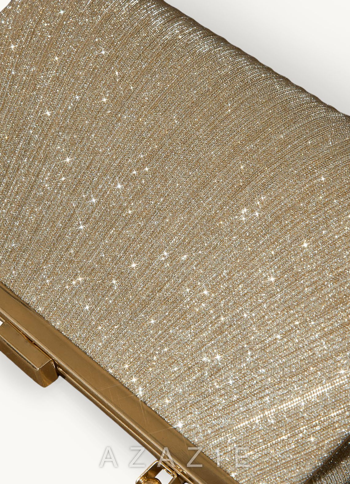 Glitter Pleated Handbag