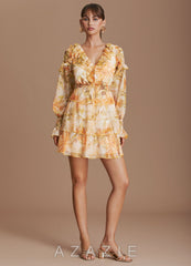 Izabella {color} Mini Dress  sp_peach_bloom_#pb134369