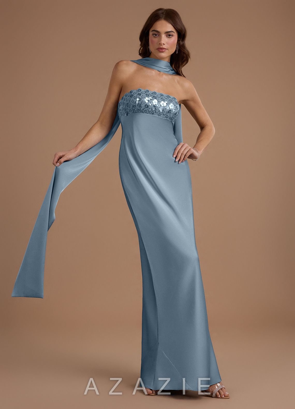 Narah {color} Maxi Dress  powder_blue_#pb134119