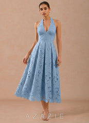 Ilyssae {color} Midi Dress  sp_light_blue_#lb134396