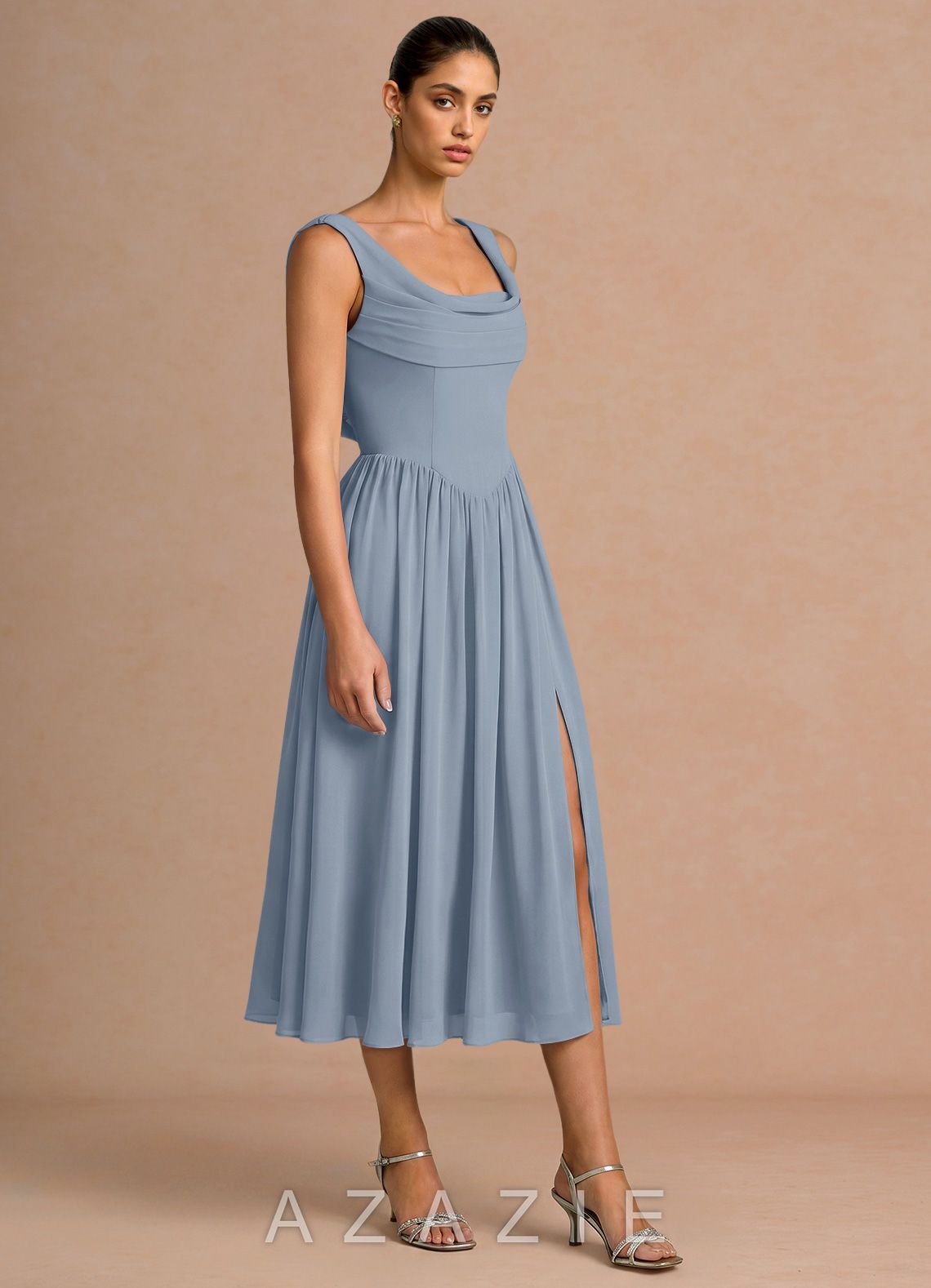 Novi {color} Midi Dress  dusty_blue_#db134134