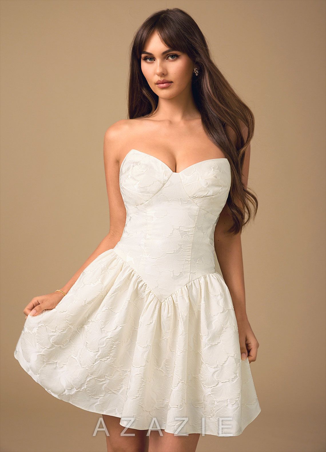 Astra {color} Mini Dress  sp_french_white_#fw134965