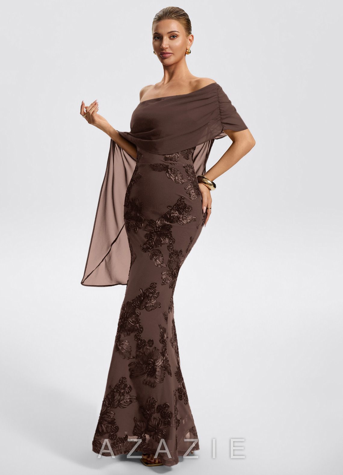 Rhiannon {color} Maxi Dress  mocha_brown
