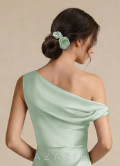 Darling Poise Matte Satin Ivory Flower 2-Piece Hair Tie Set