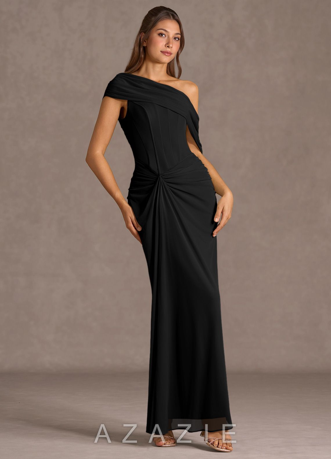 Delphira {color} Maxi Dress  black