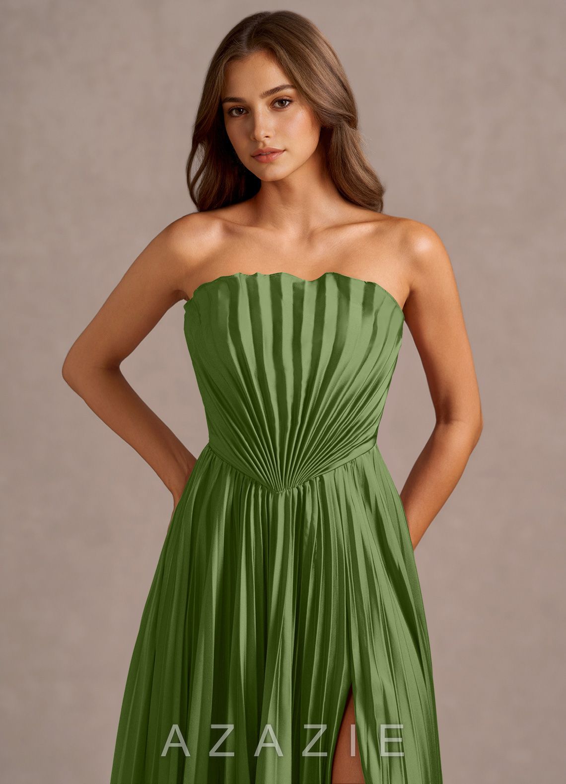 Kaia {color} Maxi Dress  olive_green_#og134192
