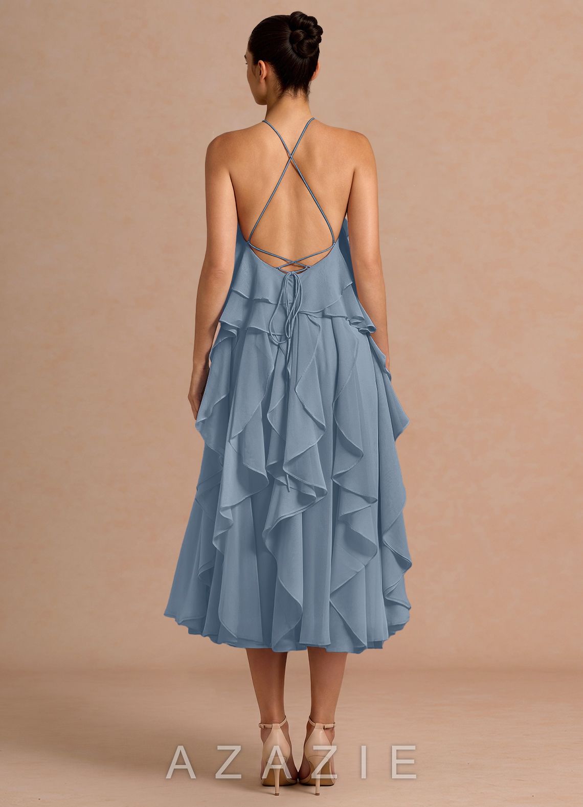 Montana {color} Midi Dress  dusty_blue_#db134134