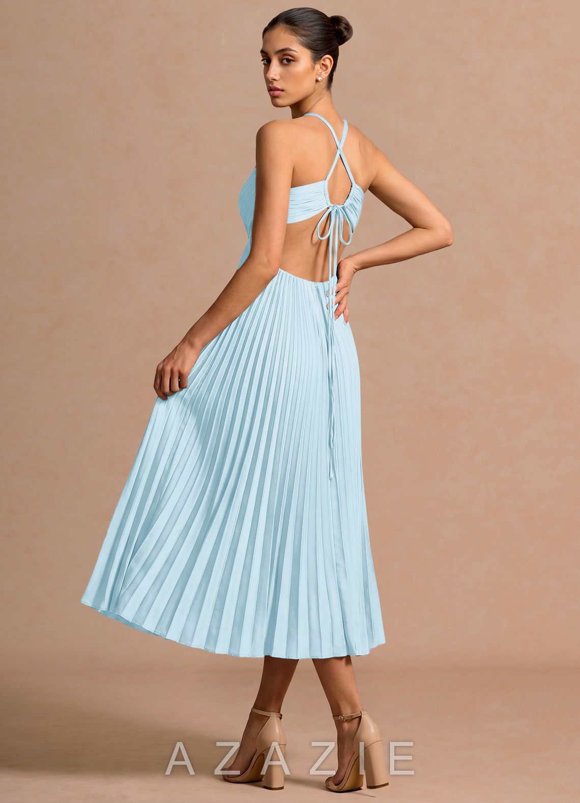 Josephine {color} Midi Dress  sp_sky_blue_#111401