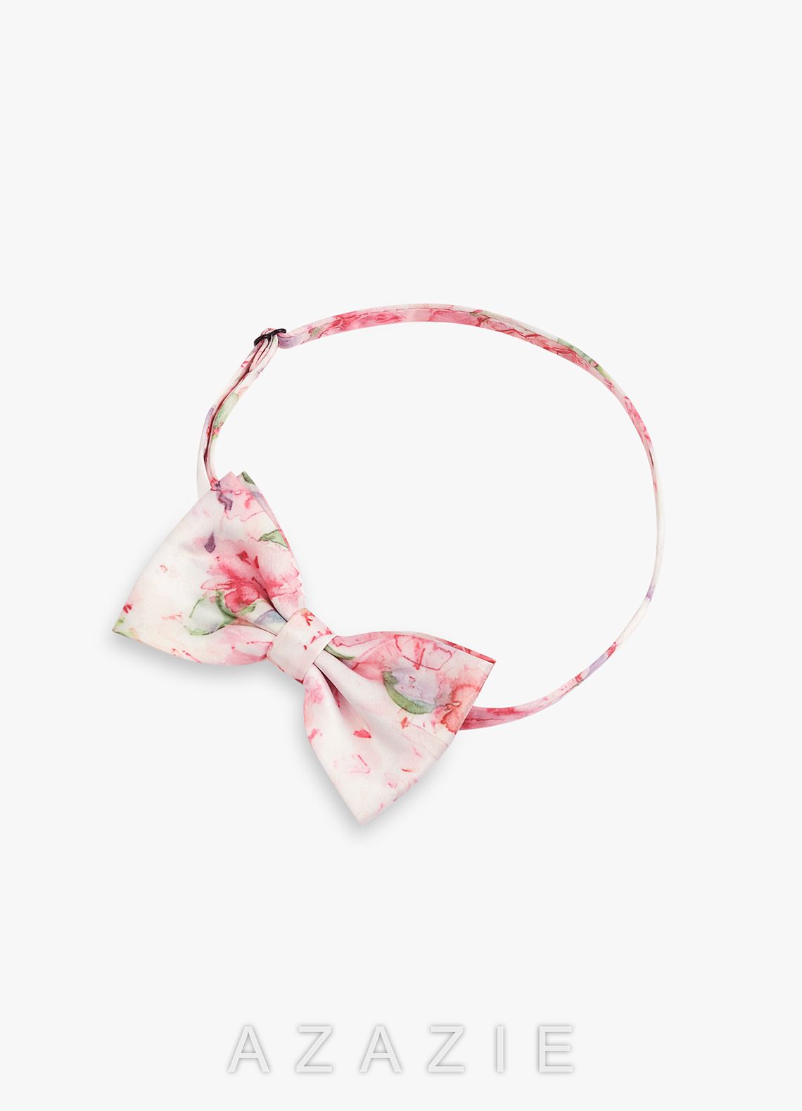 Matte Satin Bow Tie and Pocket Square Set  abstract_watercolor_floral