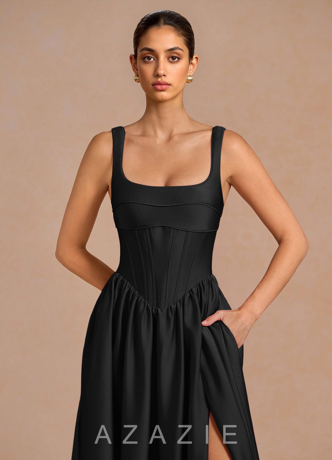 Lucretia {color} Maxi Dress  black