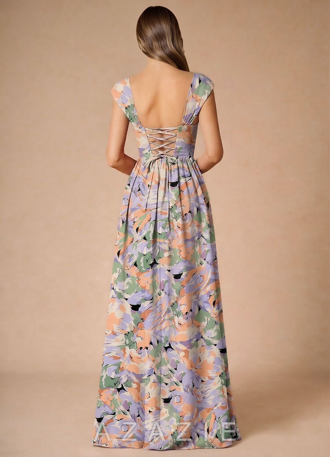 Hazel {color} Maxi Dress  sp_purple_green_#pg134430