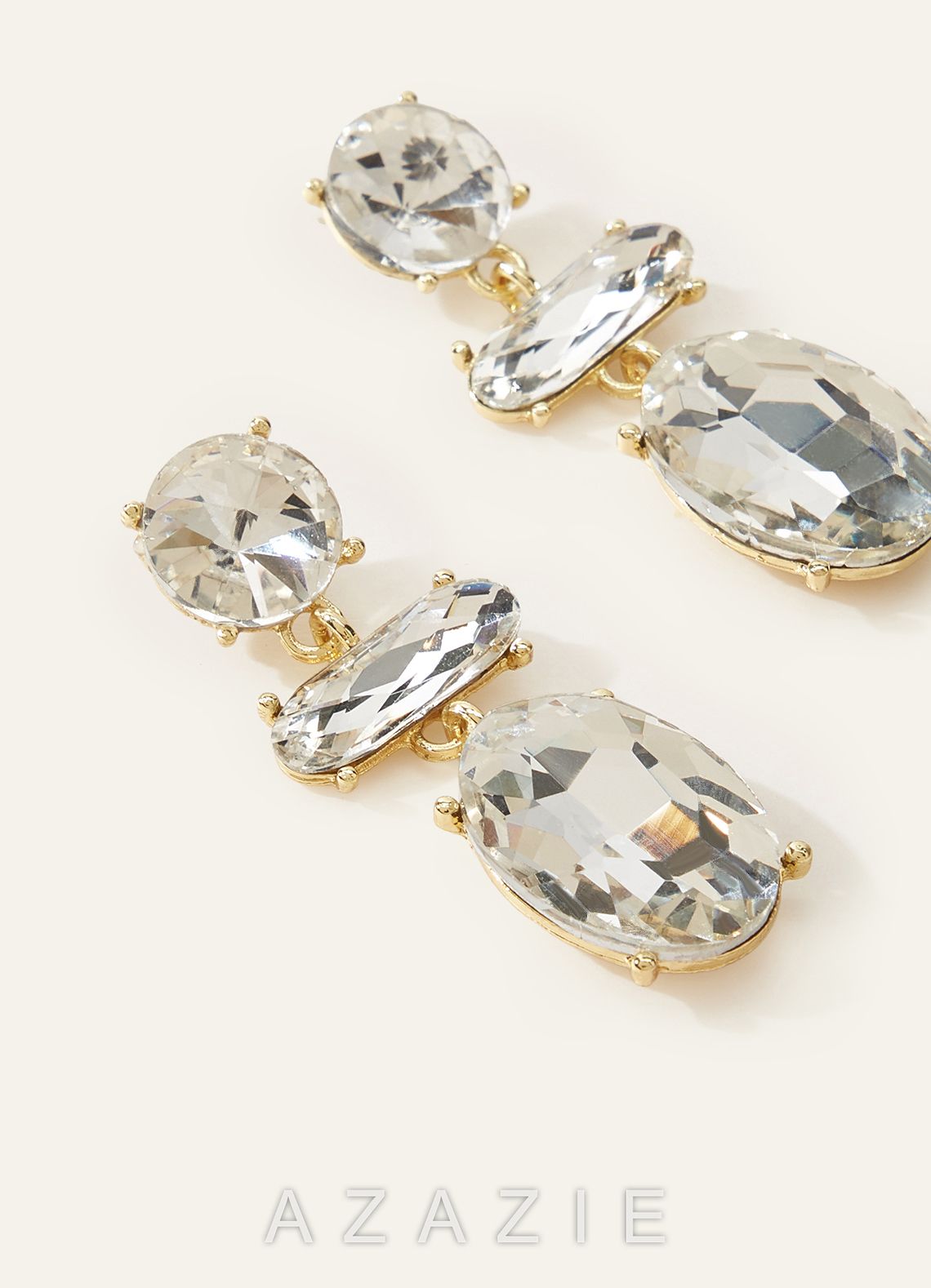 Statement Crystal Drop Earrings