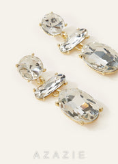 Statement Crystal Drop Earrings