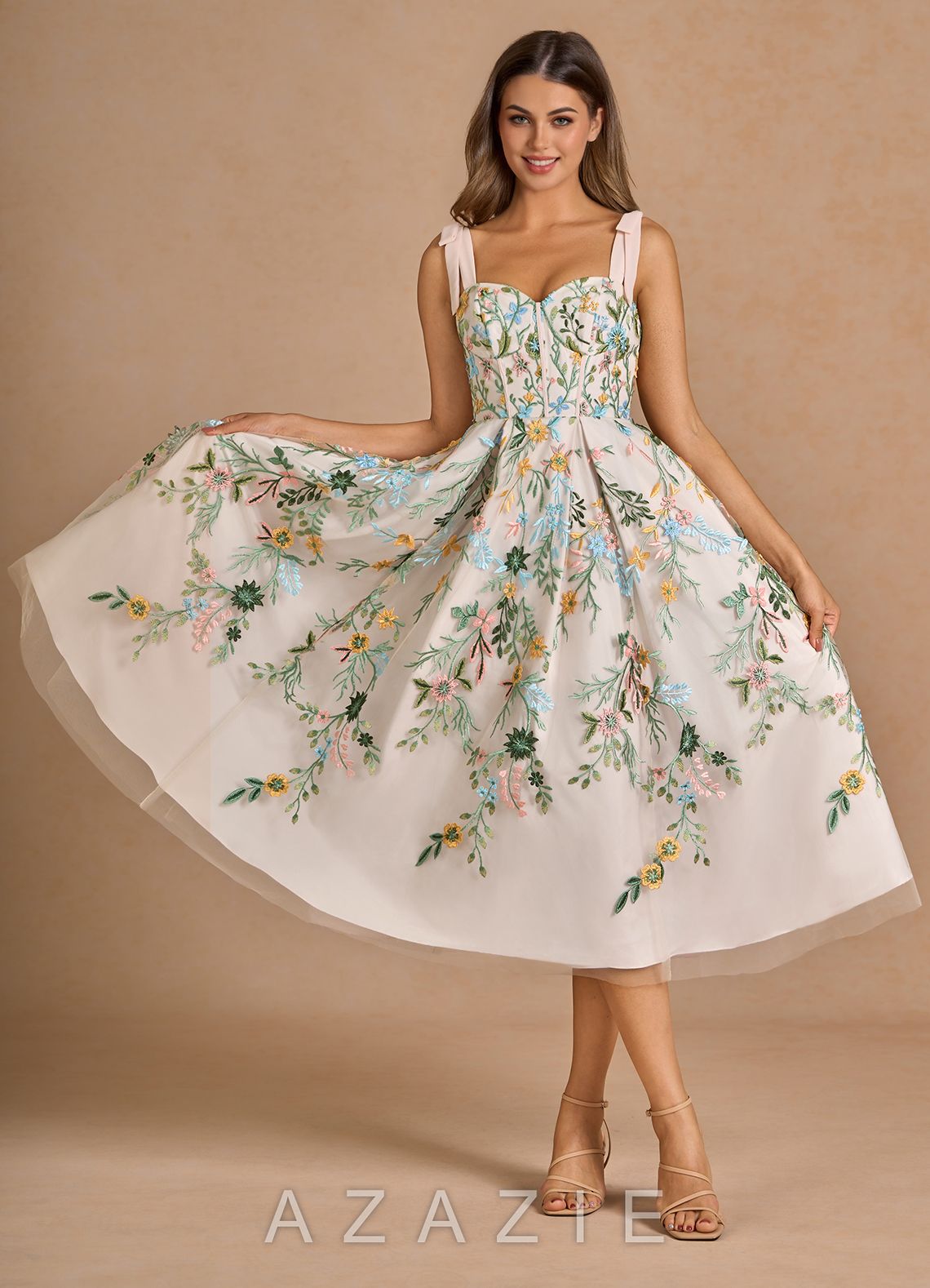 Aurelie {color} Midi Dress  sp_blush_pink_multi_#bm134766