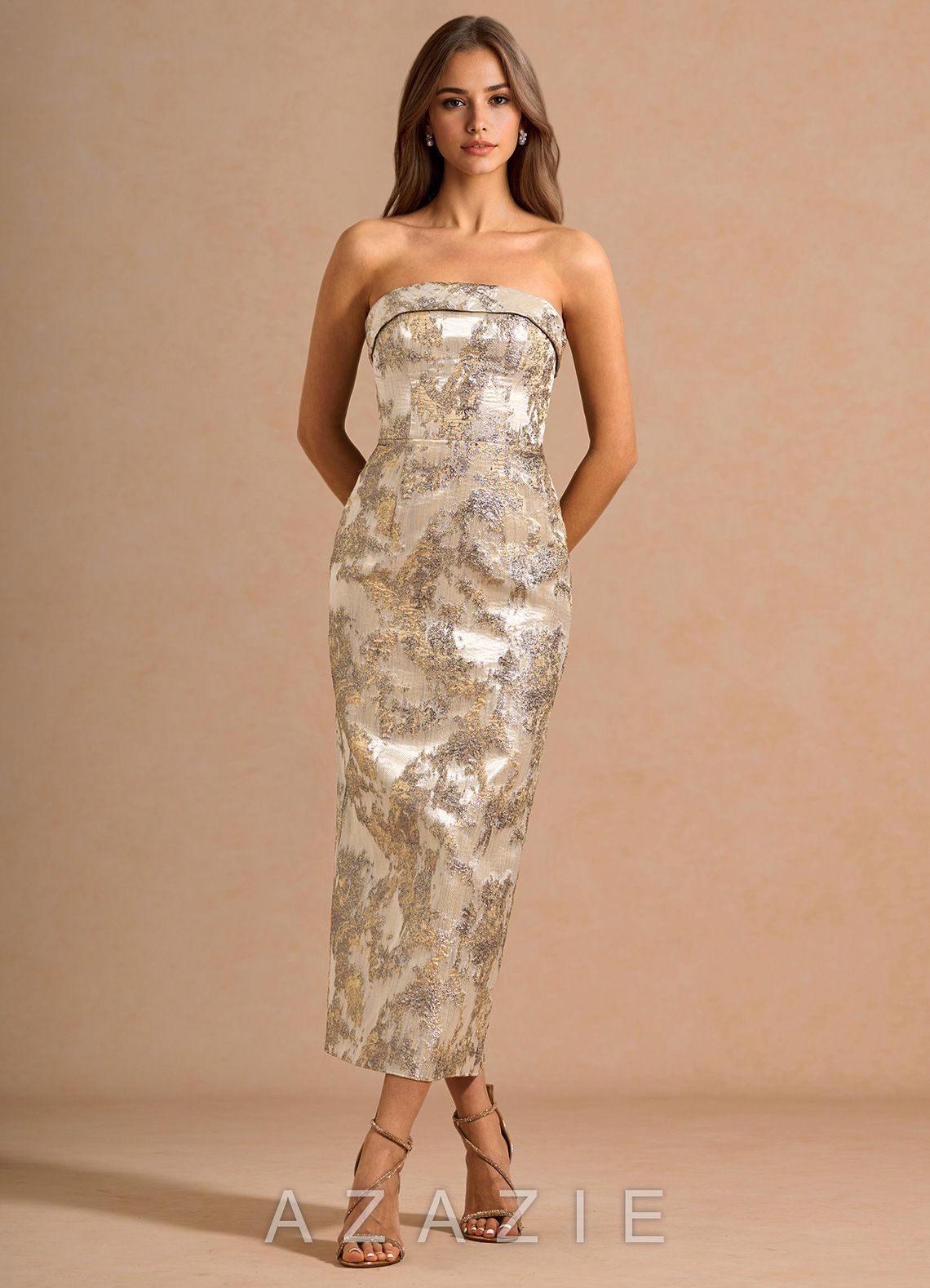 Clytia {color} Maxi Dress  sp_gilded_silver_#gs134087