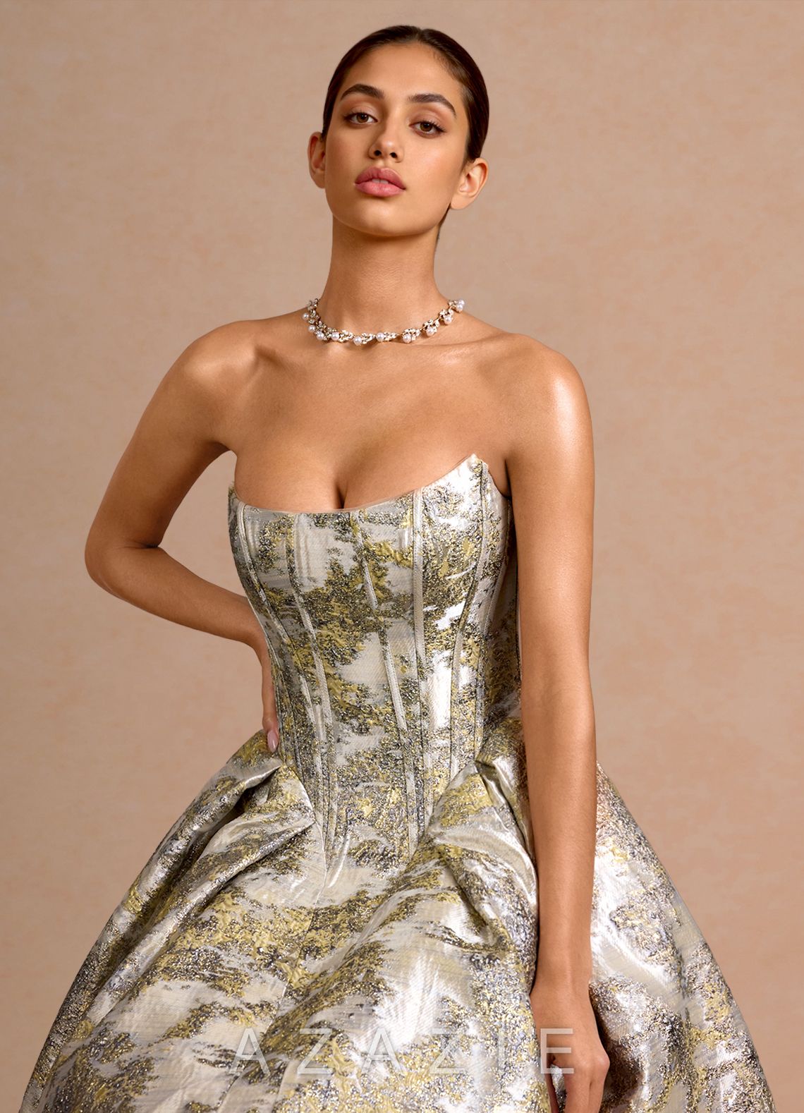 Mavis {color} Midi Dress  sp_gilded_silver_#gs134087