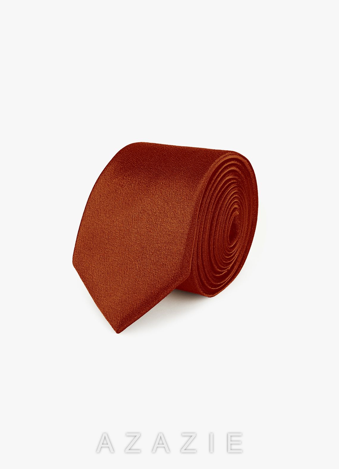 Metallic Satin Skinny Tie