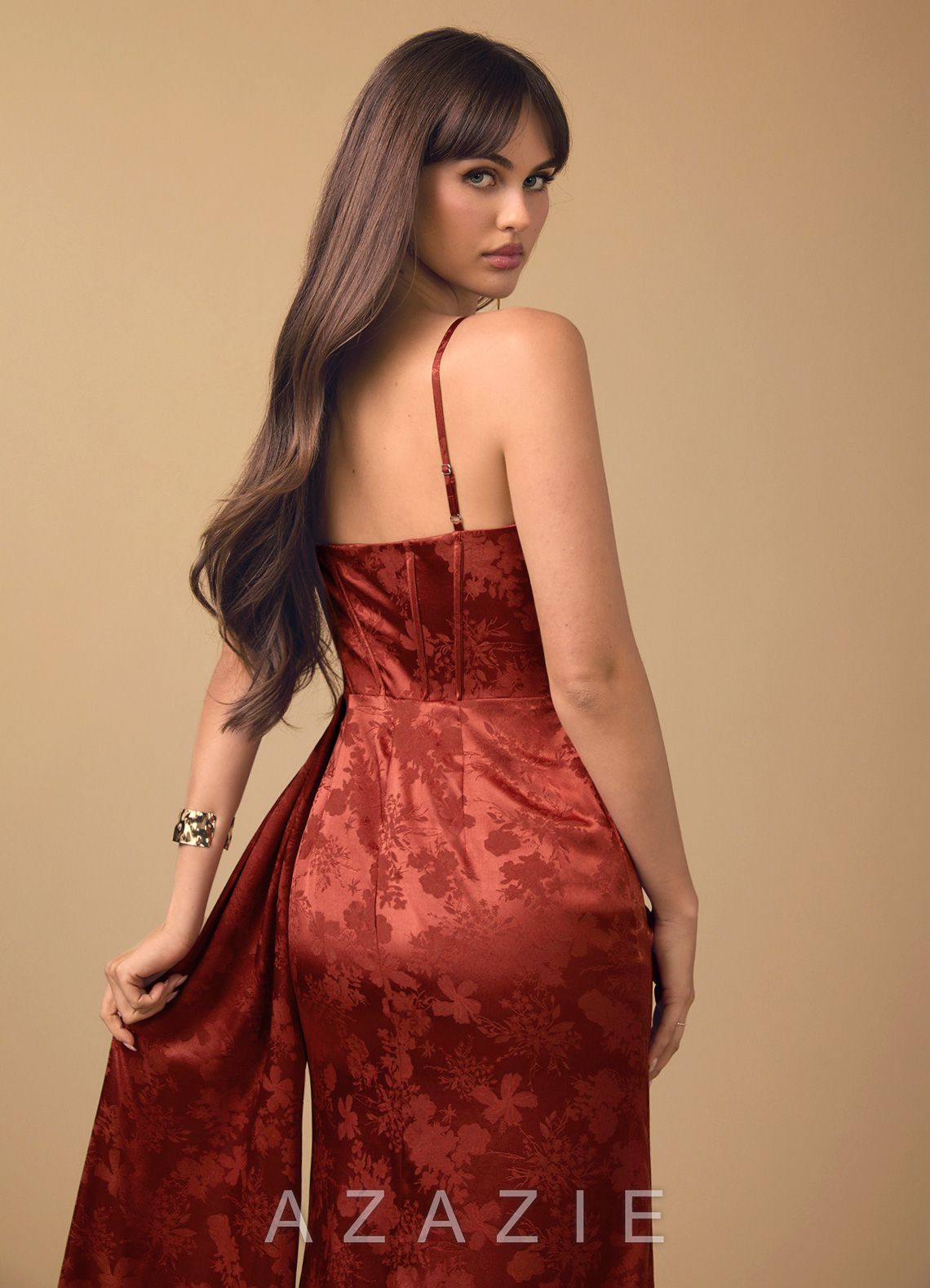 Reya {color} Maxi Dress  sp_rust_brown_#rb134455
