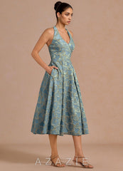 Nyomi {color} Midi Dress  sp_lake_blue_#lb134070