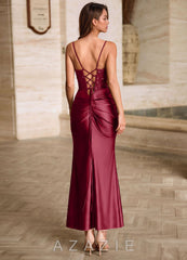 Viviannella Burgundy Sequin Embroidery Stretch Satin Wedding Guest