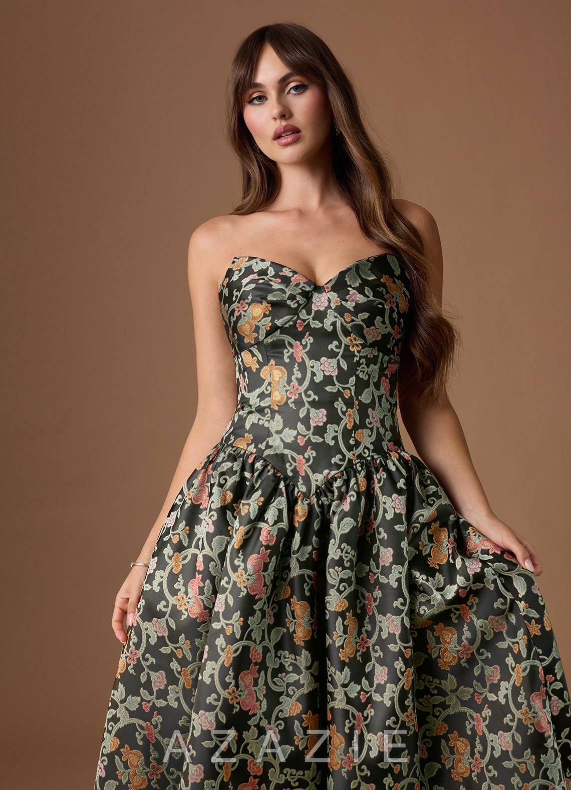 Desy {color} Midi Dress  sp_midnight_garden_#mg134314