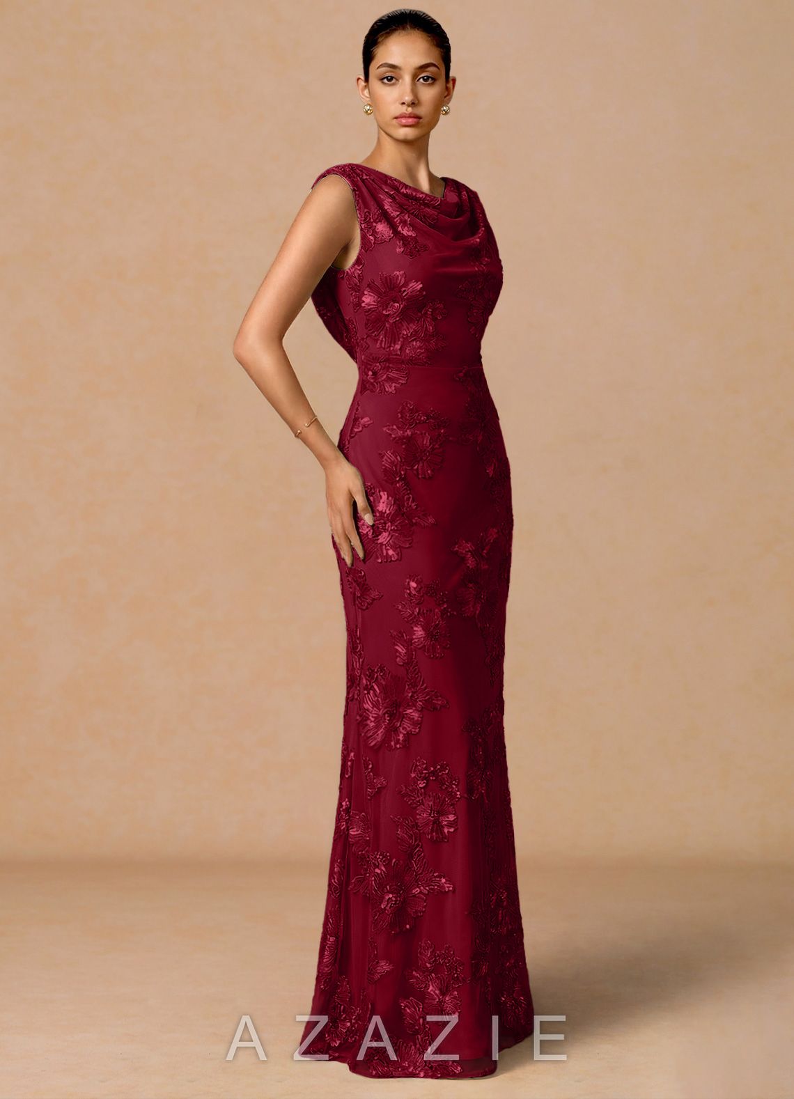 Elowis {color} Maxi Dress  sp_burgundy_#bd308